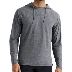 Rhone Men's Size S Grey Reign Performance Hoodie